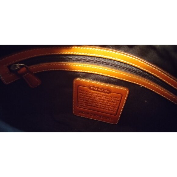 Coach - Authentic Black & Grey Signature Soho Hobo Handbag - Picture 6 of 6